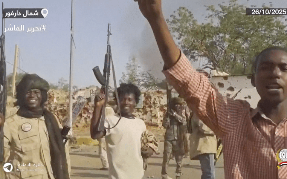 kids fighting in Sudan